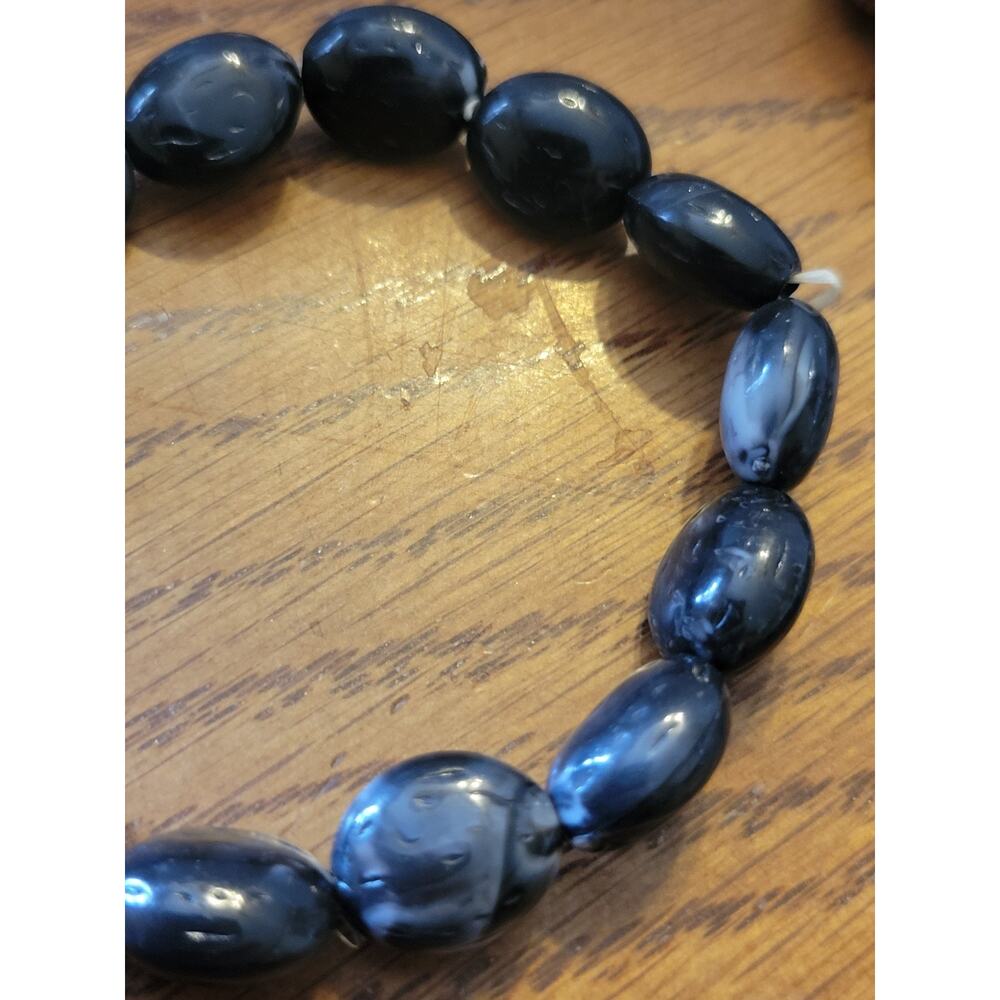 Vtg‎ Glass Plastic Bead Beach Boho Fashion Jewelry magnetic Bracelets Lot of 7 - Picture 11 of 16
